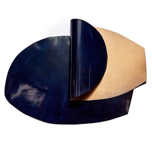 Buckleguy.com Rocado Shell Cordovan, Classic, Blue, 4oz, 2.2 sqft - (.20m2)