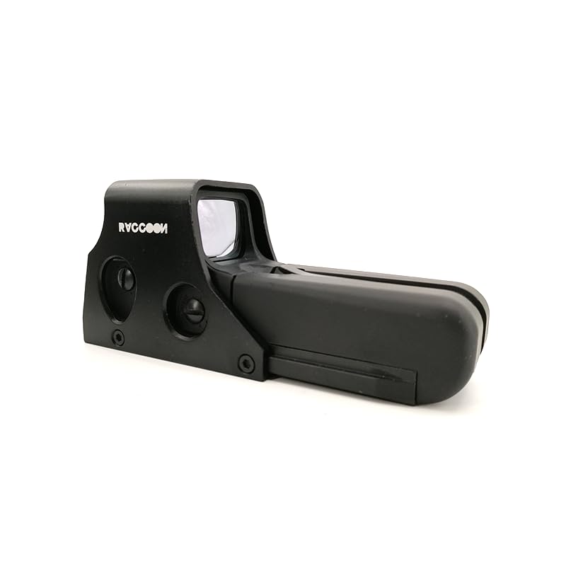 Genérico Raccoon 552, Mira holográfica, Red Dot o Visor Táctico con Punto Rojo/Verde, Montaje Picatinny, Negro. Uso Exclusivo para Airsoft