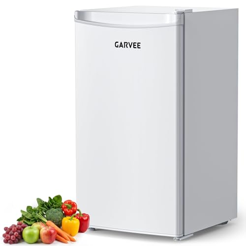 Garvee Réfrigérateur Compact Sous Plan, Silencieux Et Économe En Énergie, Mini Frigo Avec Congélateur Intégré, Compartiment Légumes, Porte Réversible...
