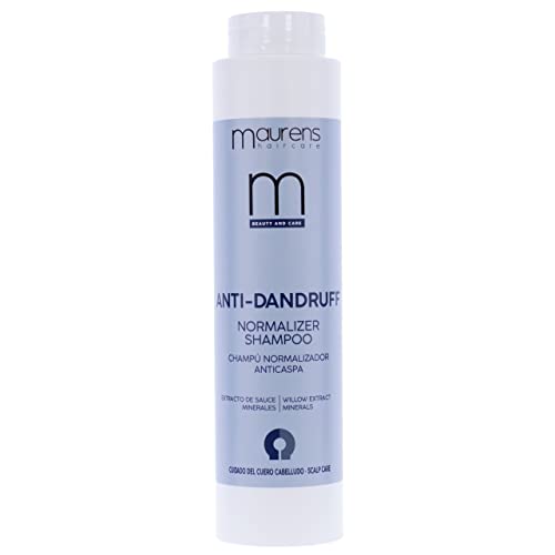 Maurens, Champu Normalizador Anti Caspa ANTI DANDRUFF, para cabellos con caspa, resultados desde los primeros lavados. Con Extracto de Sauce y Minerales. 400ml