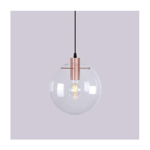 Suspension luminaire cuisine en verre pour table à manger