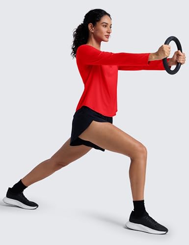 Image of CRZ YOGA Lightweight Crewneck Long Sleeve Top