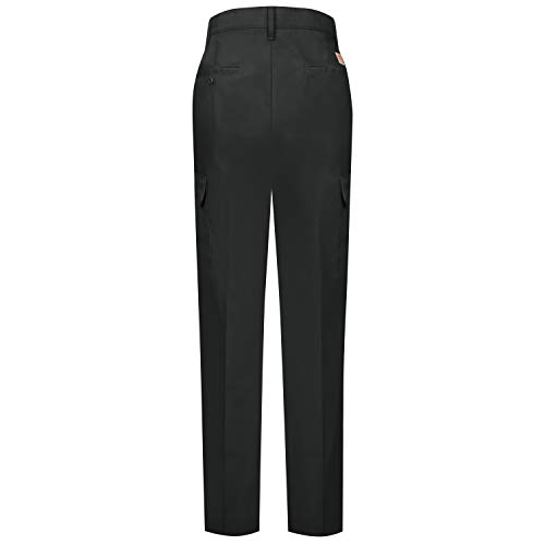 Red Kap Women's Industrial Cargo Pant, Black, 14W X 30L #TOP1