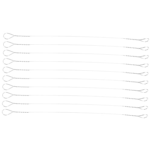 Hemobllo 10 piezas Alambre Cortador Queso Acero Inoxidable Reemplazo Duradero para Cocina Hogar Restaurante Corte Queso Panela