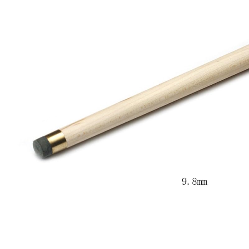 JITEM Stecche da biliardo Stecca da biliardo in acero da 57" 19 Oz 1/2, punta da 9,8 mm, stecca da biliardo fatta a mano, stecca da biliardo professionale in 2 pezzi, stecca da biliardo e custodia per