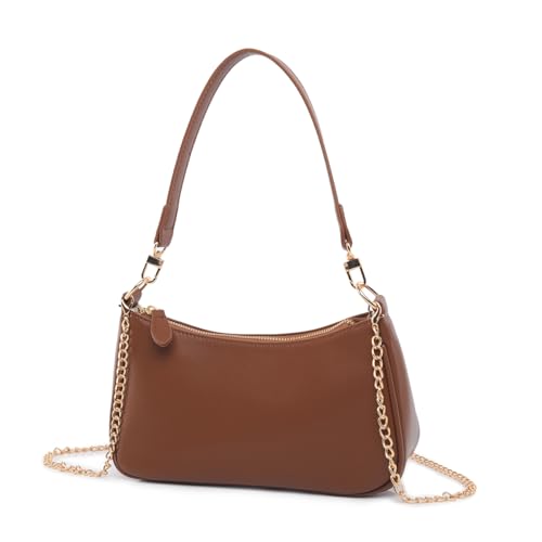 Image of Shoulder Bag for Women with 2 Removable Straps and Zipper Closure Crossbody Bags Clutch Tote HandBags Purses | with 2 Removable Straps