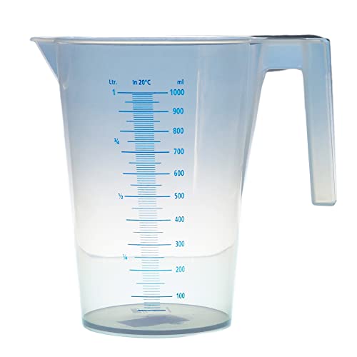 Thermohouser BMZ4102 Stacking Measuring Cup, 33.8 fl oz (1,000 cc), Polypropylene, Germany
