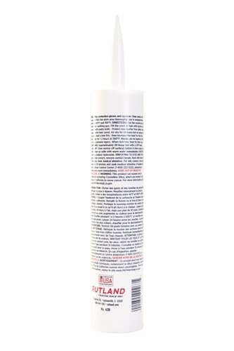 Rutland Fireplace Mortar Cartridge, 10.3 Fl Oz, Buff - 63B