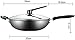 SMSOM Wok Pan, Stainless Steel Woks and Stir Fry Pans, 12.5