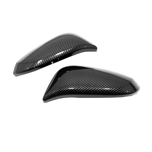 Couvercle de rétroviseur pour Toyota Highlander 2015-2019 en fibre de carbone noir