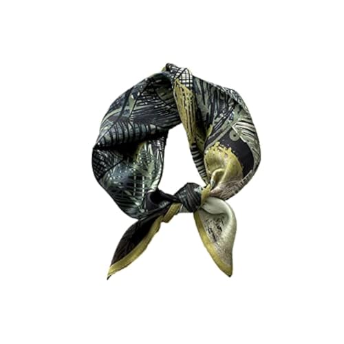 MEISEE Pure Mulberry Silk Scarfs Women Small Square Scarf 21