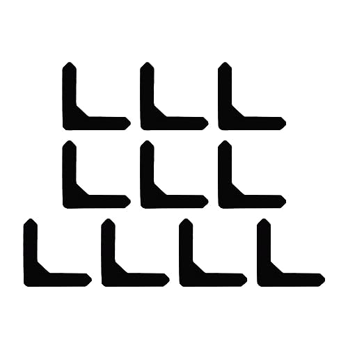 Generic 10 Pçs Tapete Almofada Gripper Tapete Fita Reutilizável Multiuso Canto Lateral Pinças Dupla