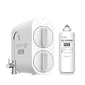 Waterdrop WD-G2P600-W Reverse Osmosis System with G2P6MRO Replacement Filter, 600 GPD, 2:1 Pure to Drain, Bundle