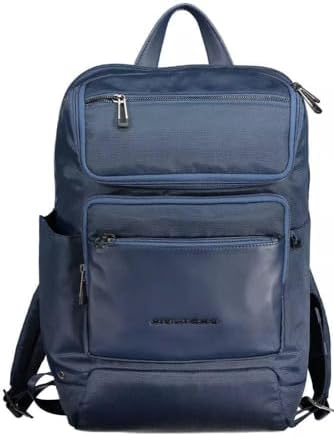 BANANE Piquadro Macbeth Sac à Dos Banane Homme Mixte Cuir Bleu – Neuf
