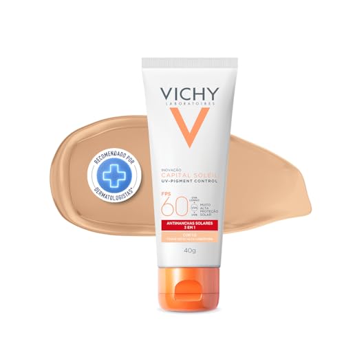 Protetor Solar Facial Vichy UV Pigment Control FPS60 Cor 1.0 40g