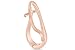 Interchangeable Pendant Hanger Slide Pearl Enhancer Fits 7mm in 14k Rose Gold Plated 925 Sterling Silver