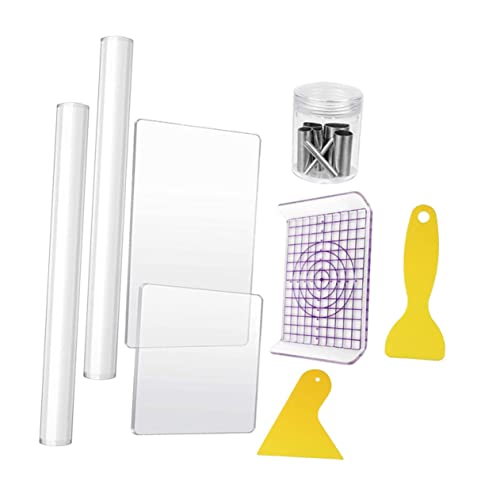 BEBEMOKO DIY Clay Tools Set 14pcs Ceramic Sculpting Kit Roller Backing Board Scrapers Easy to Use for Beginners