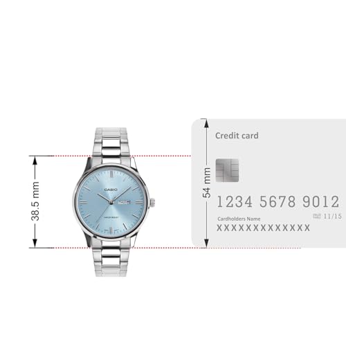 Image of Casio Enticer Ladies LTP-SN8YD-2B2 Analog Ice Blue Dial Watch (A2503)