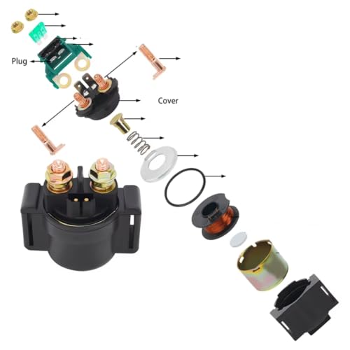 Solénoïde démarreur de moto robuste pour KLR650 relais 27010-1314 - 6