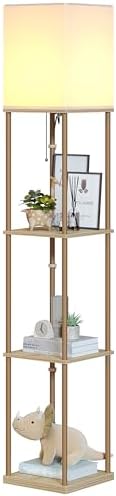 SUNMORY Lampadaire Etagere, 3 Températures de Couleur, Lampe avec...