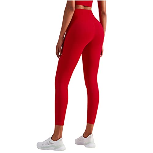Pantalon de yoga TsoLay rouge S pour éviter les frottements au sport