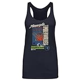 500 LEVEL Anthony Edwards Minnesota Timberwolves All Net Women's Tank Top (Tri Navy, XX-Large)