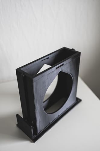 2U Rackmount für Fujitsu Esprimo Q556 / Q556-2 – 19 Zoll Server Rack Adapter | 3D-Druck Halterung zur Rackmontage (Schwarz, für 1x Esprimo Rechte Seite + Blende)