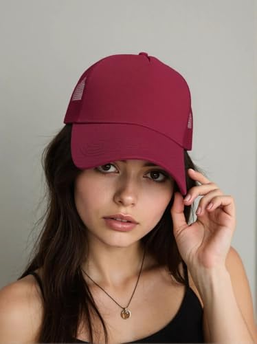 Image of 5 /6 Packs Vintage Washed Plain Baseball Cap Distressed Dad Golf Hat for Men Women