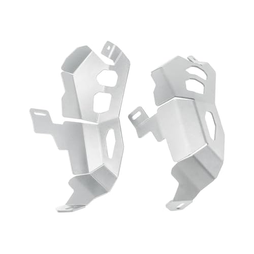 Protection culasse et capot moteur R1200GS, pare-cylindre alu anti-choc argent
