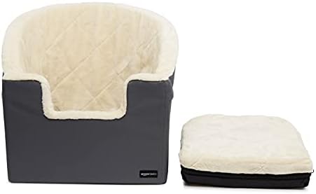 Amazon Basics Pet Car Booster Bucket Seat  45.7 x 45.7 x 40.6 cm  Grey
