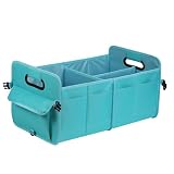 AOKJOY Organizador de maletero de coche, organizador de coche para SUV (verde azulado)