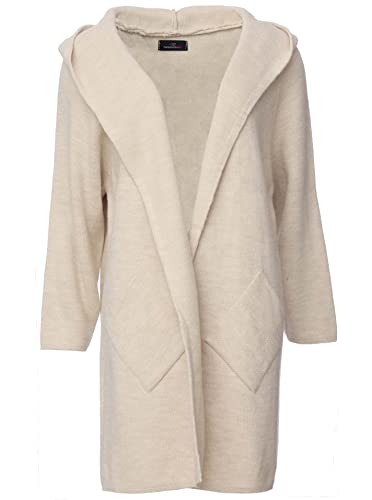 Zwillingsherz Strickjacke Cardigan für Damen - Hochwertiger Mantel...