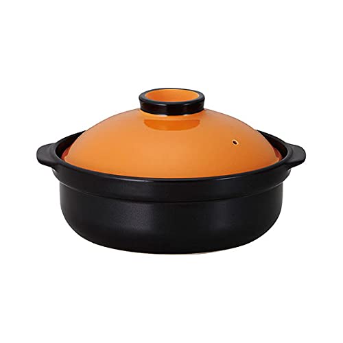 光洋陶器 KOYO 宴 オレンジ/ブラック 8号鍋 IH対応 19854058