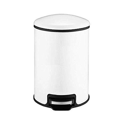 Poubelle de cuisine à pédale métal 5,8L avec couvercle étanche anti-odeur