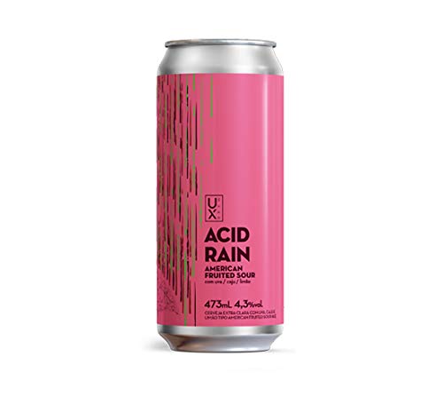 CERVEJA UX BREW ACID RAIN CAIXA C/6 LATAS 473ML