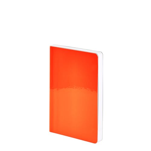 Journal à pois Nuuna Candy S orange fluo carnet luxe 120g