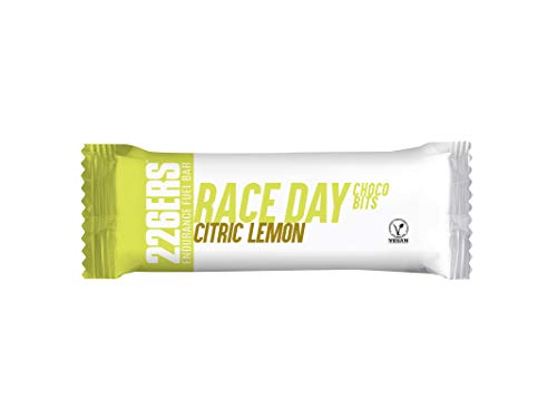 226ERS Race Day Bars, Barrita Energética Veganas, Energy Bars Sin Gluten, Limón Citrico - 1 barra x 40 g