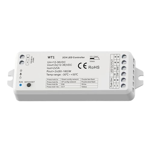 Télécommande de gradation WT1 R11 contrôleur LED 2.4G variateur tension DC12V 24V 36V