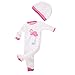 GIVBRO Vestiti per bambole da 18 pollici vestire pagliaccetto tuta cappello accessori costume (#A)