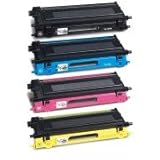 Grossist’Encre Cartouche Lot de 4 Cartouches Toners Lasers Compatibles pour Brother TN135 BK/C/M/Y