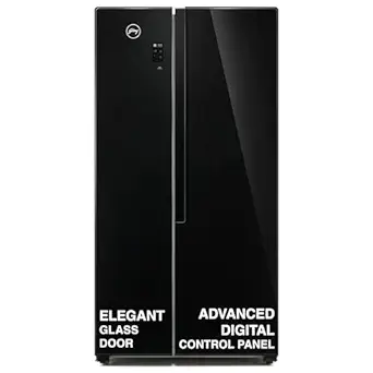 Godrej 564 L Multi Air Flow System, With Advanced Controls Frost Free Side-By-Side Refrigerator(RS EONVELVET 579 RFD GL BK, Glass Black)