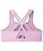Glamorise Full Figure Plus Size Zip Up Front-Closure Sports Bra Wirefree #9266 Lavender