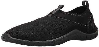 Speedo Men's Tidal Cruiser Water Shoe, Black/Dark Gull Grey, US 13