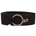 Women's 3" (75 mm) Wide High Waist Fashion Stretch Belt