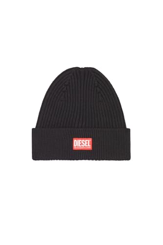 [Diesel] [ディーゼル] メンズ ニットキャップ ロゴ A095040DAOB UNI ブラック 9XX