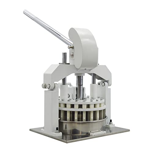 BEILOCKERY 36 PCS Desk Top Commercial Manual Dough Divider Time-Saving Hand-Powered Dough Dividing Machine Pastry Divider for Bakery Pizzeria Restaurant