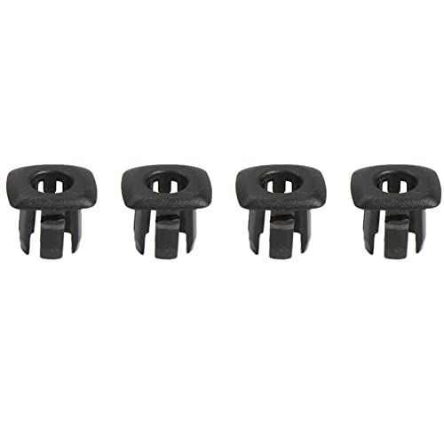 Bnwoinb Panel de Ajuste de GuíA de Pasador de Puerta Cubierta de BotóN de Perilla de Bloqueo Coche Negro de Puerta y Ventana para - 5 Series F10 F18 4 Piezas Cover