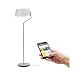 Produktbild Paulmann 79722 LED Stehleuchte Belaja incl. 1x8 Watt dimmbar Stehlampe Weiß, Chrom matt Standleuchte Warmweiß 2700 K