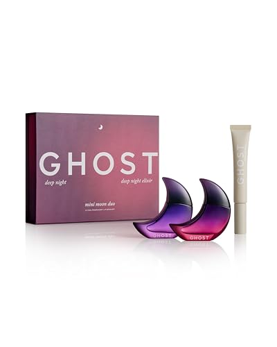 Ghost Deep Night Fragrance Gift Set Includes EDT 10ml Deep Night Elixir EDP 10ml & Shimmer Glaze Peptide Lip Serum