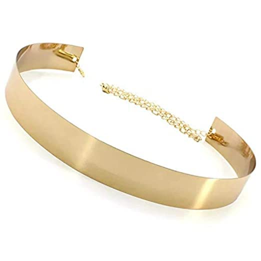Women's Plain Metal Adjustable Stylish Design Womens Waist Belts kanduro for Girls Golden Kamarband for women-image-42